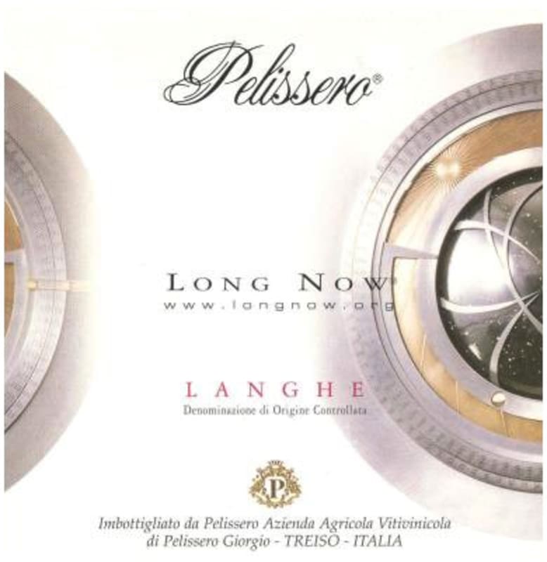 Pelissero Langhe Long Now 2010 Front Label
