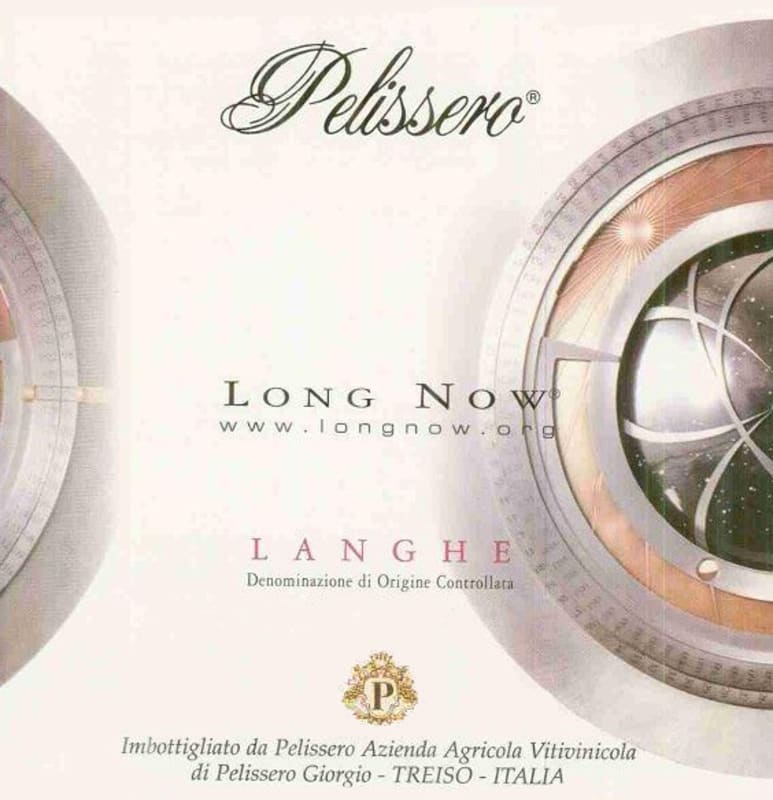 Pelissero Langhe Long Now 2005 Front Label