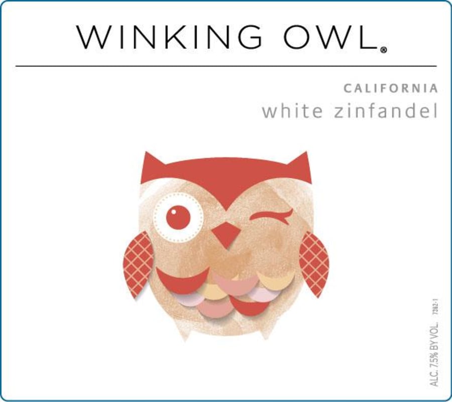 Winking Owl White Zinfandel Front Label