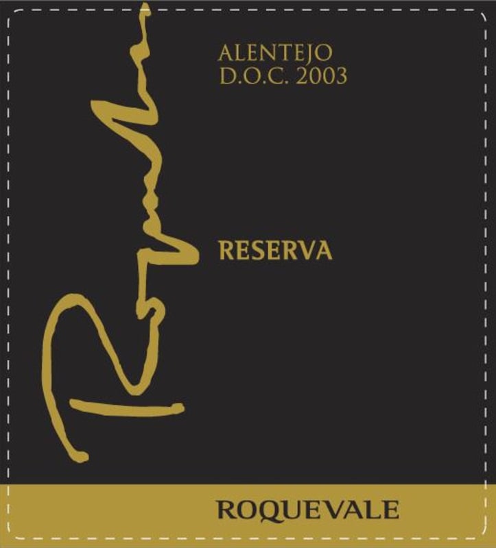 Roquevale Reserva 2003 Front Label
