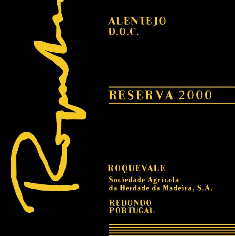 Roquevale Reserva 2000 Front Label