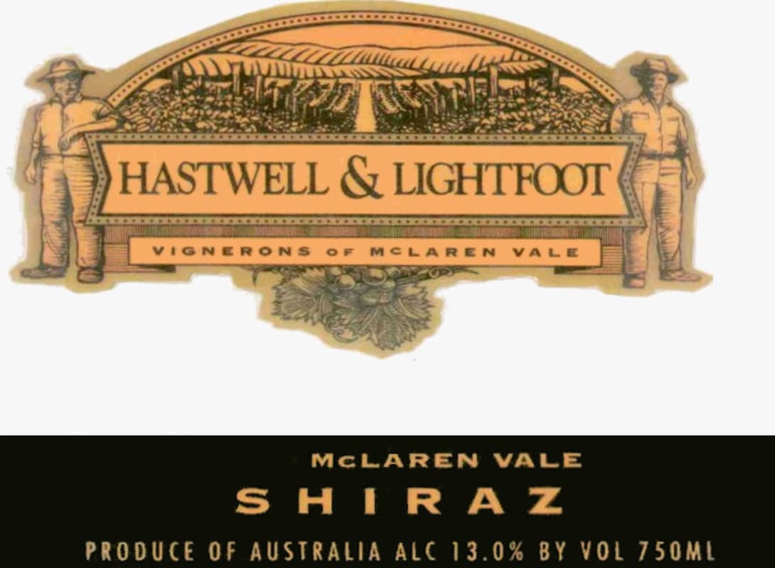 Hastwell and Lightfoot Shiraz 2006 Front Label