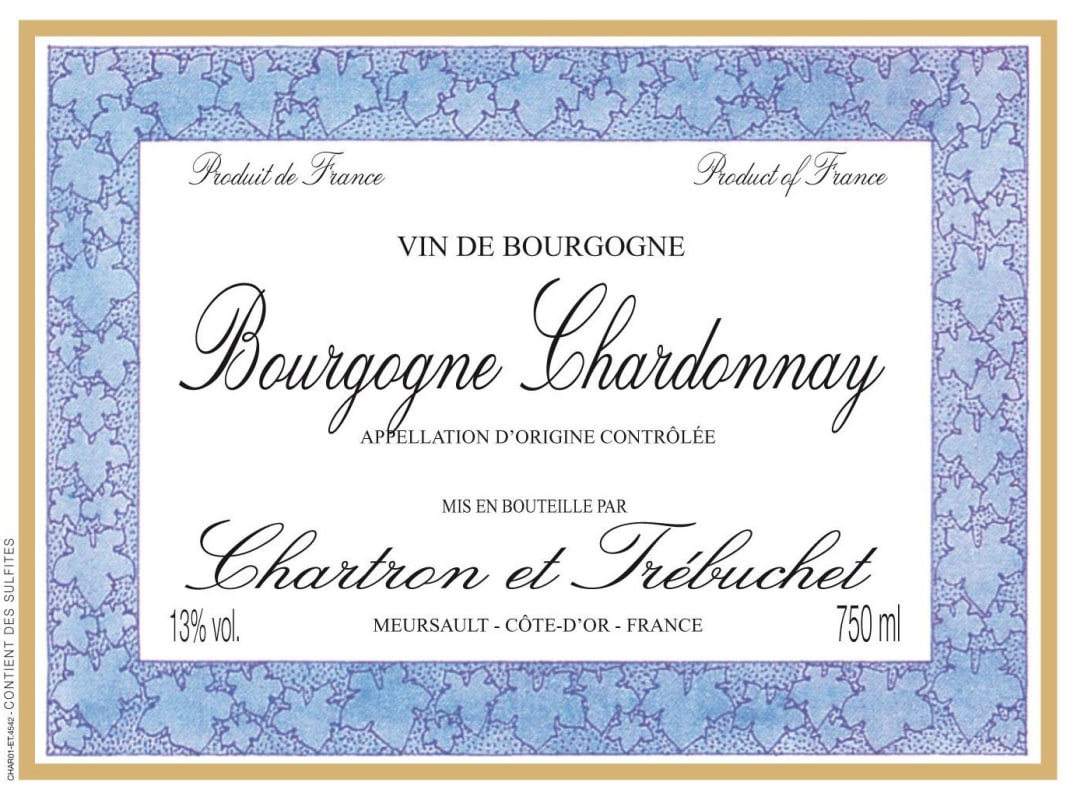 Chartron et Trebuchet Bourgogne Blanc 2014 Front Label