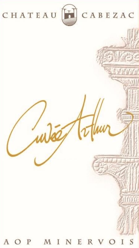 Chateau Cabezac Minervois Cuvee Arthur 2013 Front Label