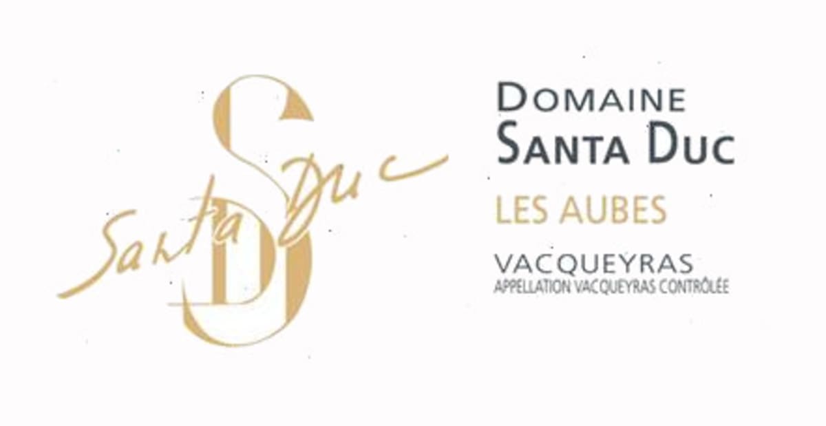 Domaine Santa Duc Vacqueyras Les Aubes 2008 Front Label