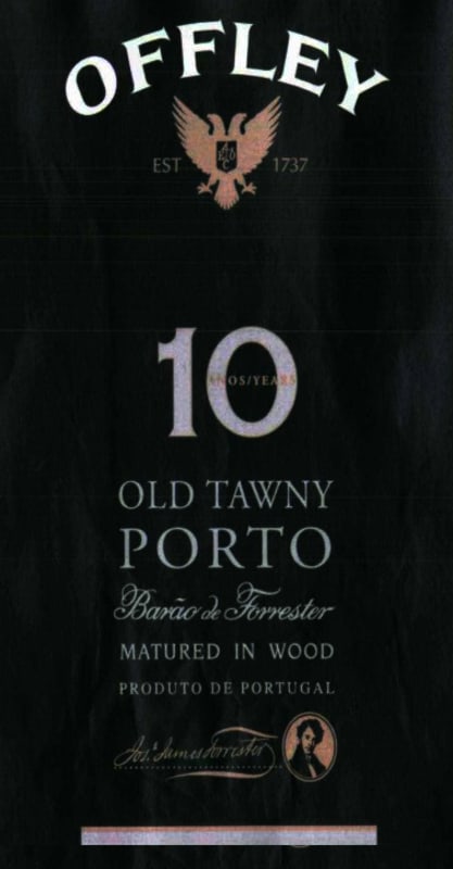 Offley 10 Year Old Tawny Port Front Label