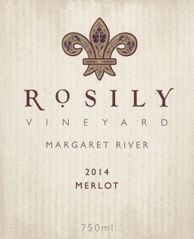 Rosily Vineyard Merlot 2014 Front Label