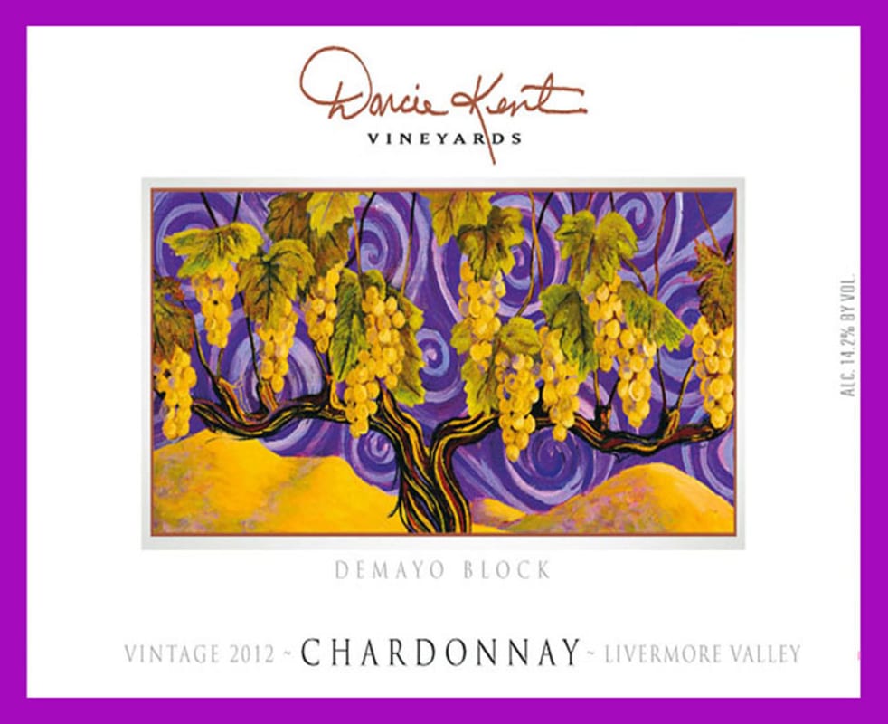Darcie Kent DeMayo Chardonnay 2012 Front Label
