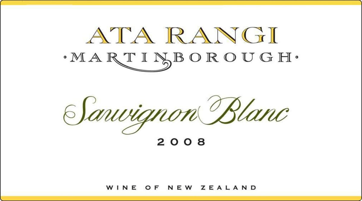 Ata Rangi Sauvignon Blanc 2008 Front Label
