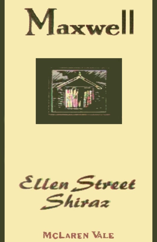 Maxwell Ellen Street Shiraz 2012 Front Label