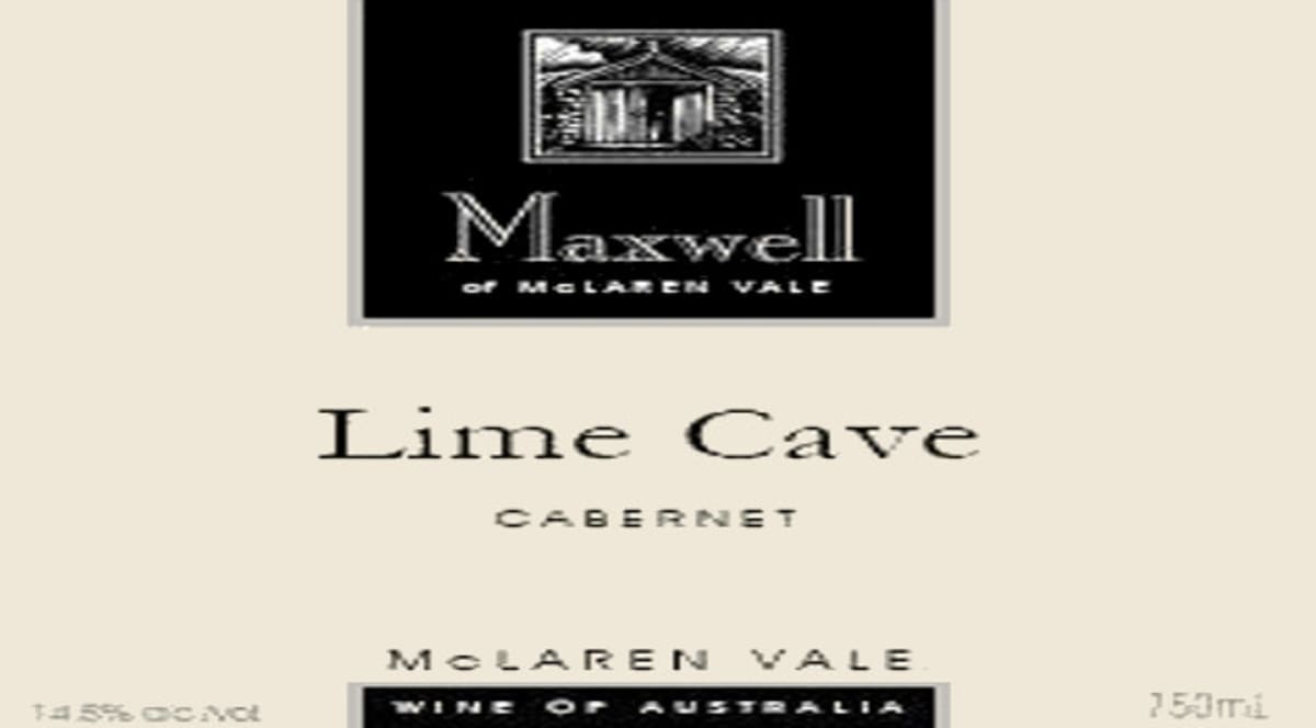 Maxwell Limestone Cave Cabernet Sauvignon 2012 Front Label