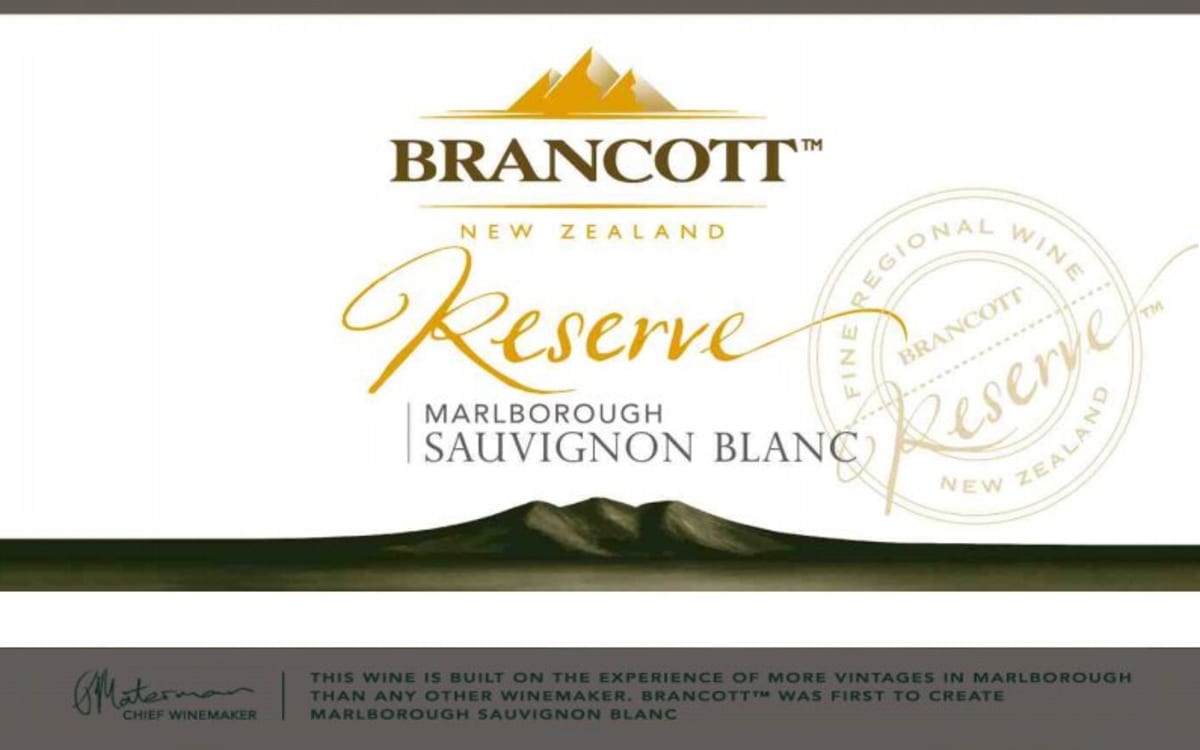Brancott Reserve Sauvignon Blanc 2011 Front Label