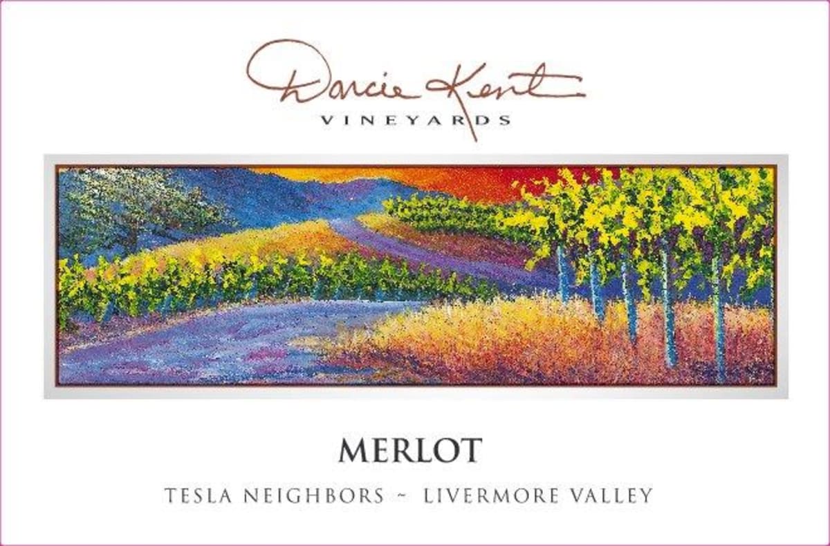 Darcie Kent Tesla Neighbors Merlot 2013 Front Label