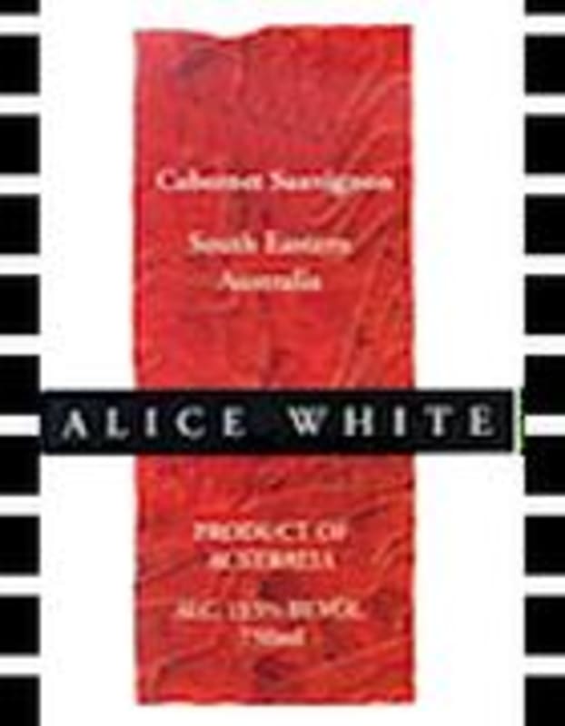 Alice White Cabernet Sauvignon 1999 Front Label