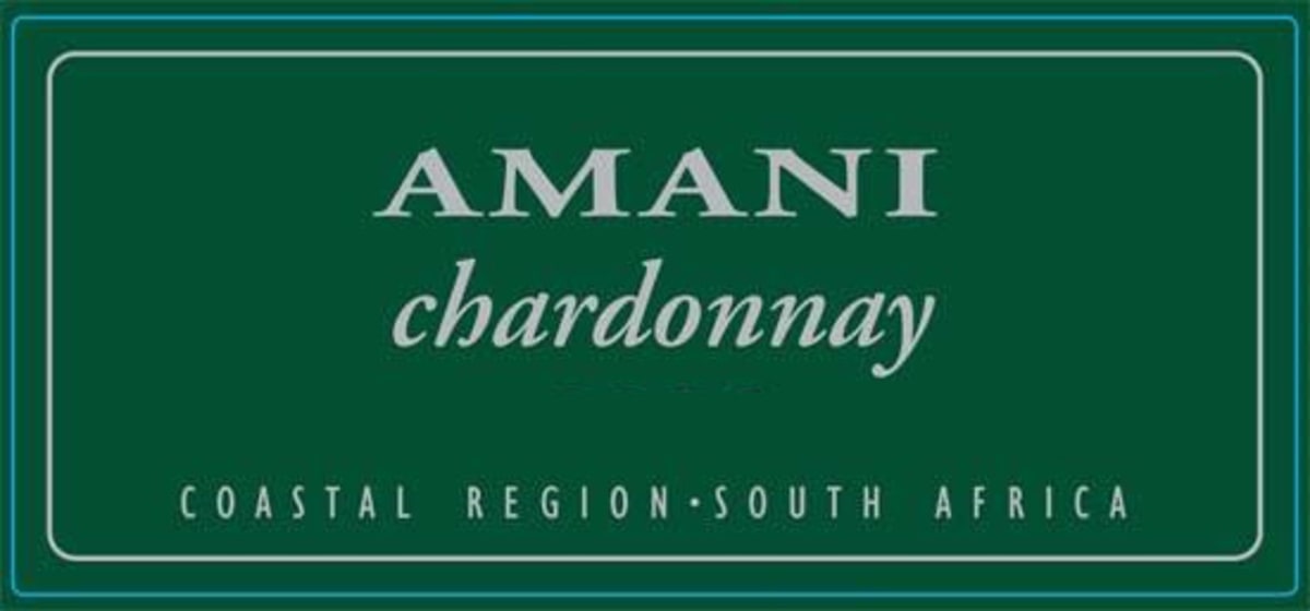 Amani Chardonnay 2010 Front Label