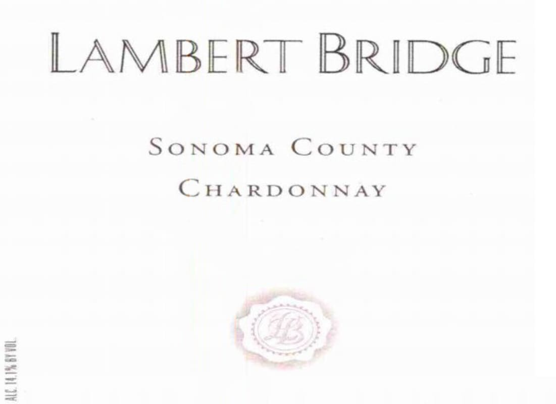 Lambert Bridge Chardonnay 2008 Front Label