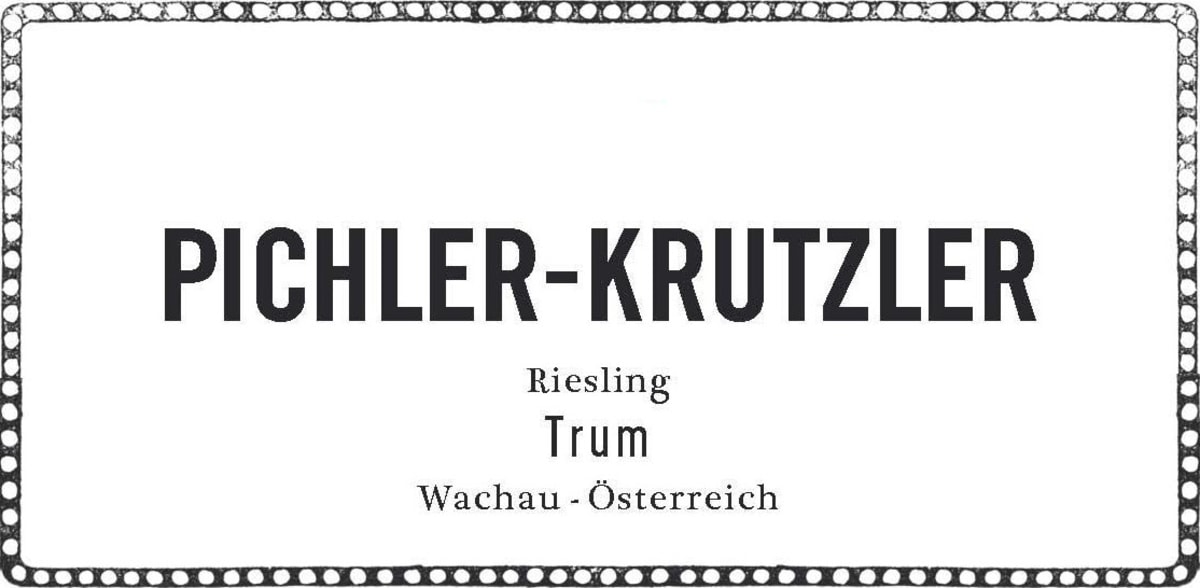Pichler-Krutzler Trum Riesling 2011 Front Label