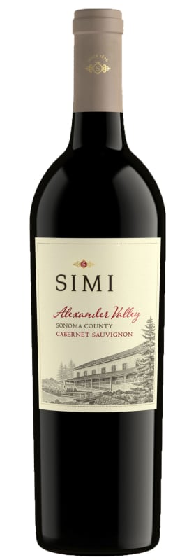 Simi Alexander Valley Cabernet Sauvignon 2015 Front Bottle Shot