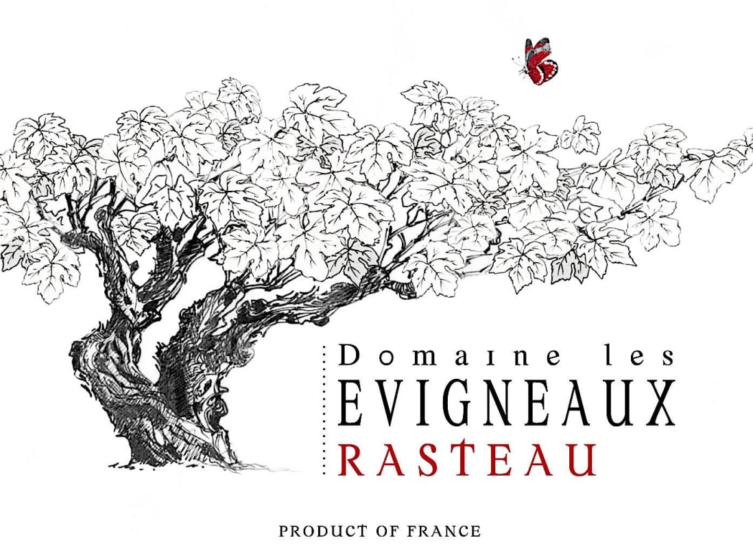 Domaine les Evigneaux Rasteau 2015 Front Label
