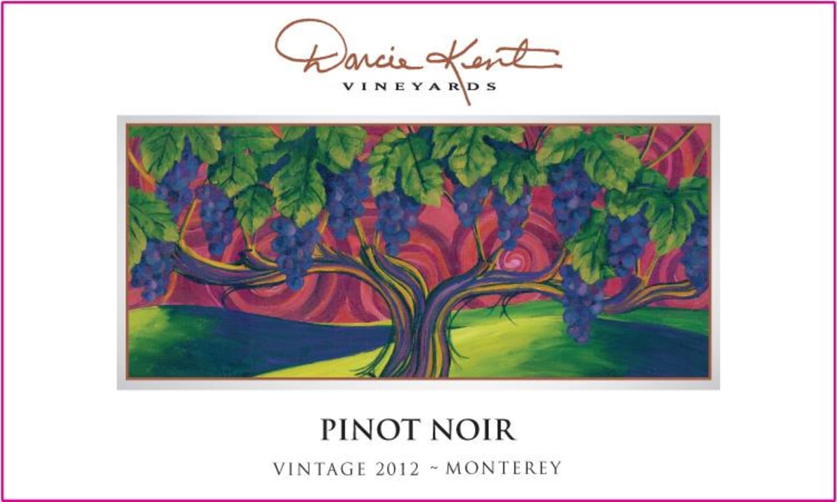 Darcie Kent Pinot Noir 2012 Front Label