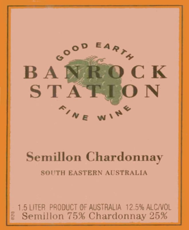 Banrock Station Semillon Chardonnay 2006 Front Label