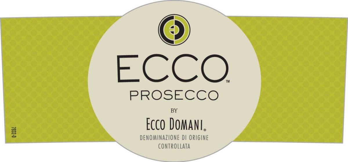 Ecco Domani Prosecco 2013 Front Label