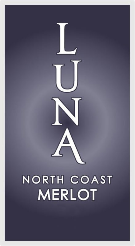 Luna Vineyards Merlot 2012 Front Label