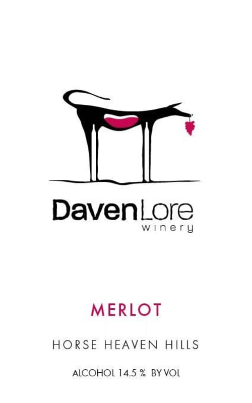Daven Lore Winery Merlot 2012 Front Label
