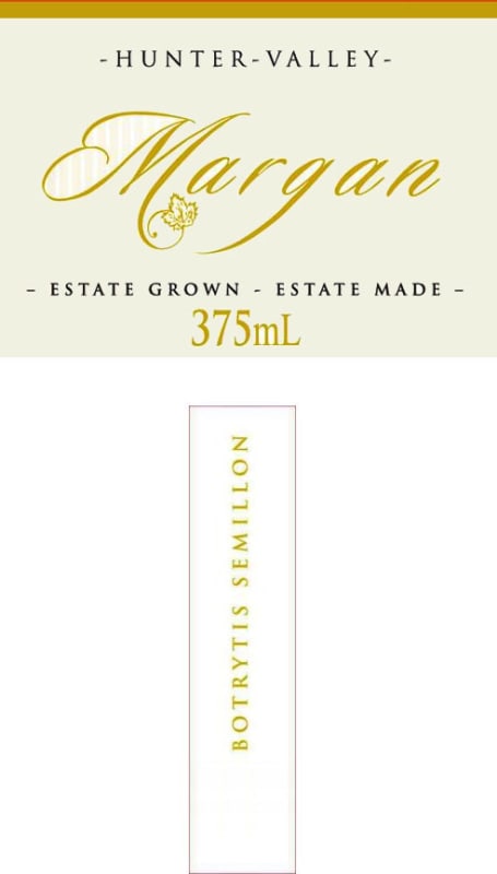Margan Family Botrytis Semillon 2009 Front Label