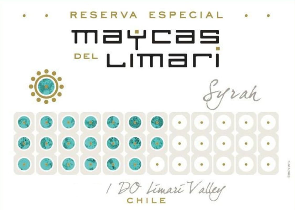 Maycas del Limari Especial Reserva Syrah 2014 Front Label