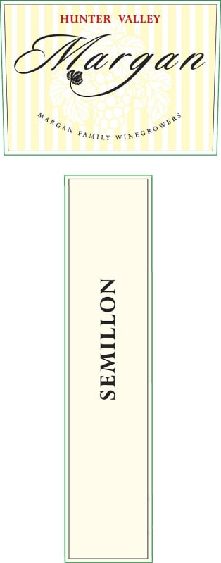 Margan Family Semillon 2014 Front Label