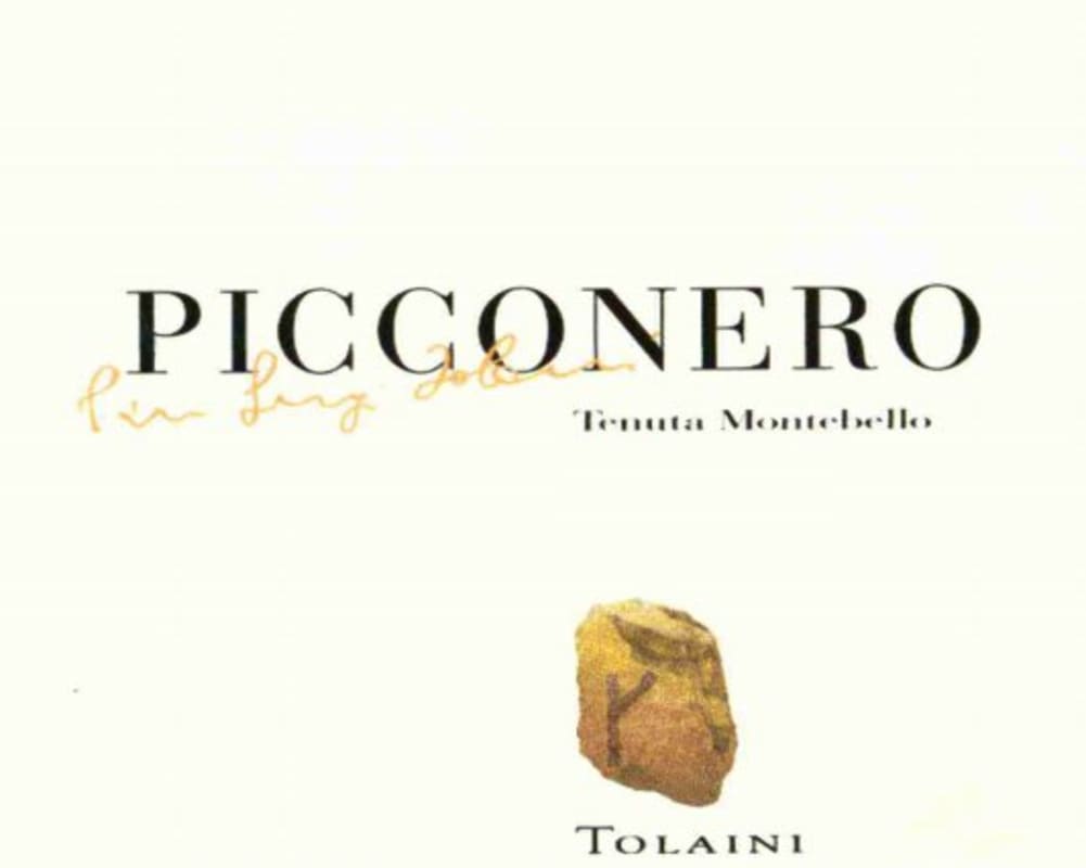Tolaini Tenuta Montebello Picconero 2005 Front Label