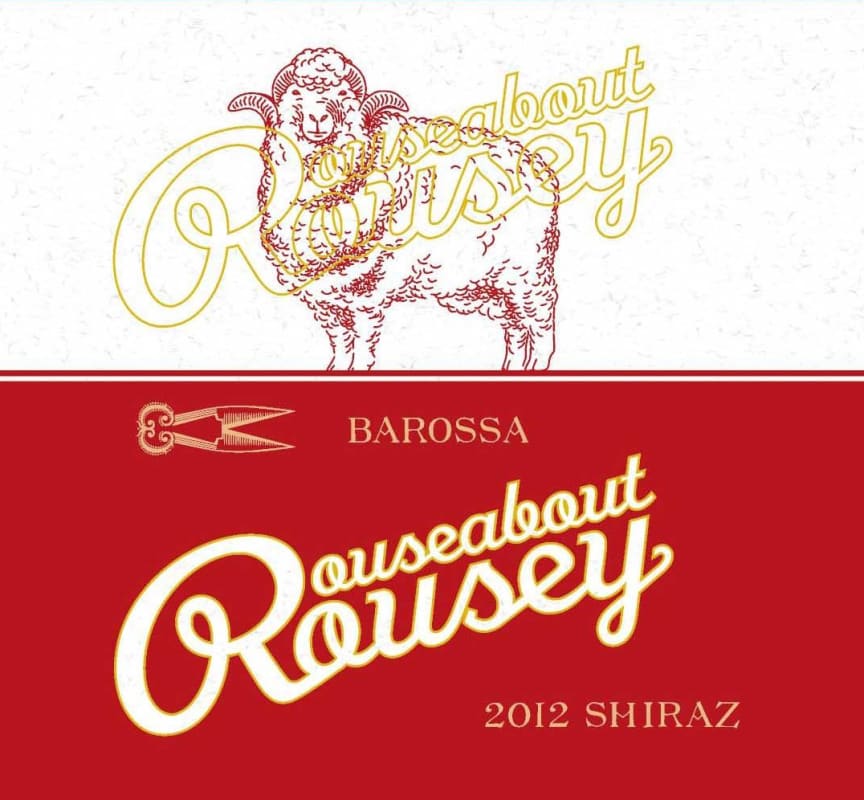 Rouseabout Rousey Shiraz 2012 Front Label