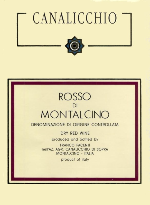Canalicchio di Sopra Rosso di Montalcino 2011 Front Label