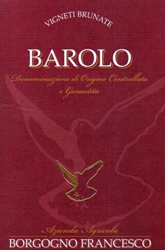 Francesco Borgogno Barolo Brunate 2008 Front Label