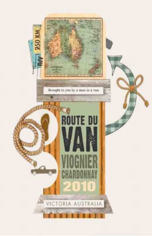 Route du Van Viognier Chardonnay 2010 Front Label