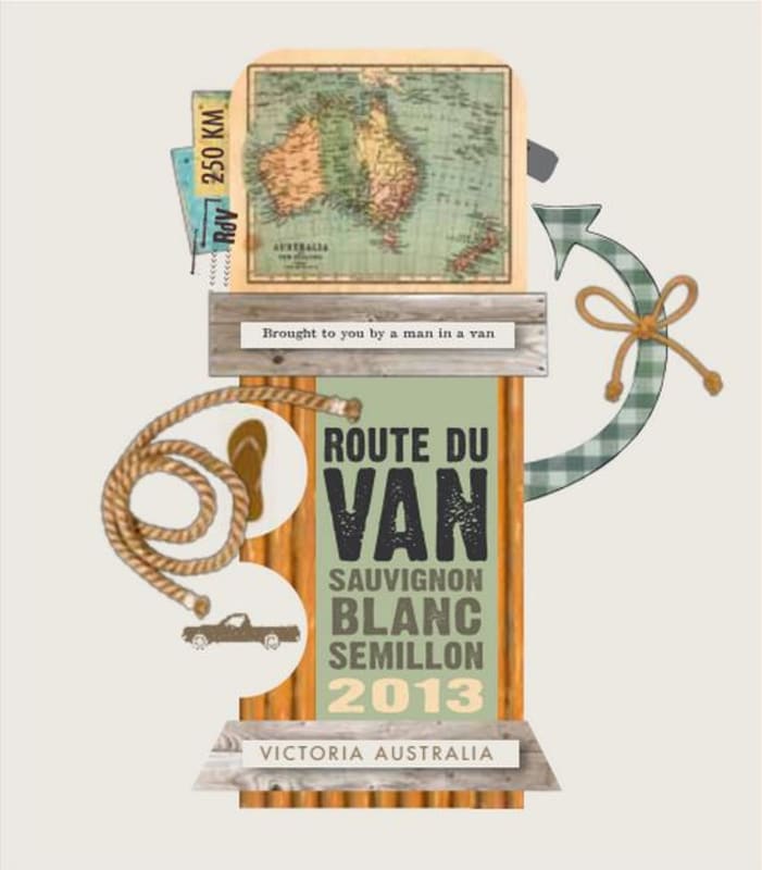 Route du Van Sauvignon Blanc Semillon 2013 Front Label