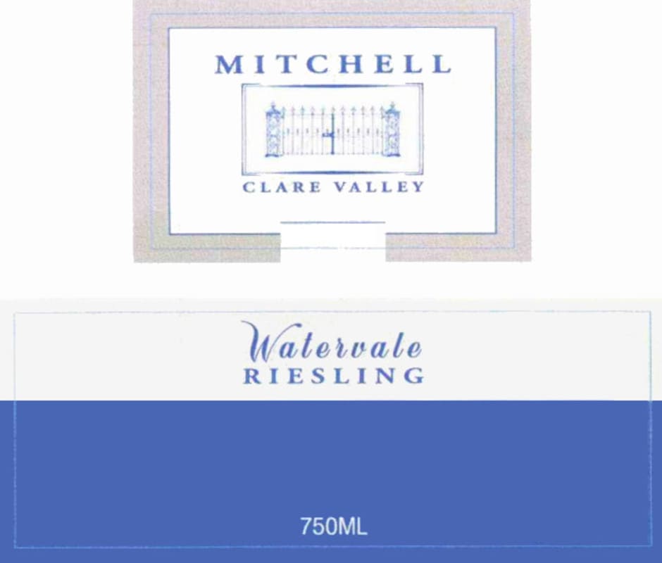Mitchell Watervale Riesling 2009 Front Label