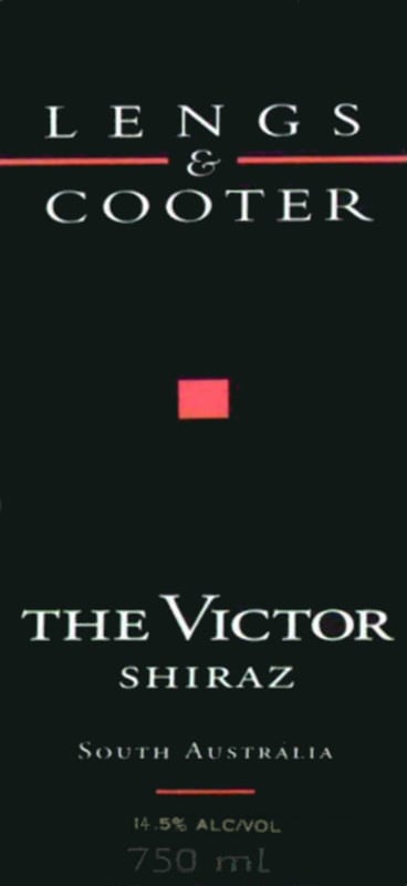 Lengs and Cooter Shiraz The Victor 2004 Front Label