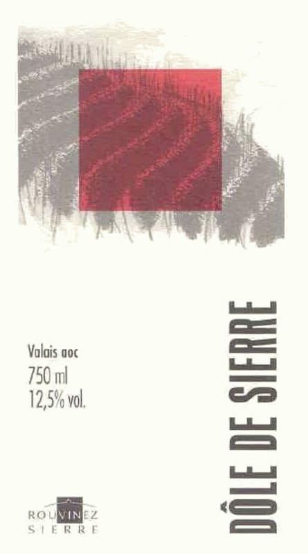 Rouvinez Vins Sierre Dole de Sierre 2014 Front Label