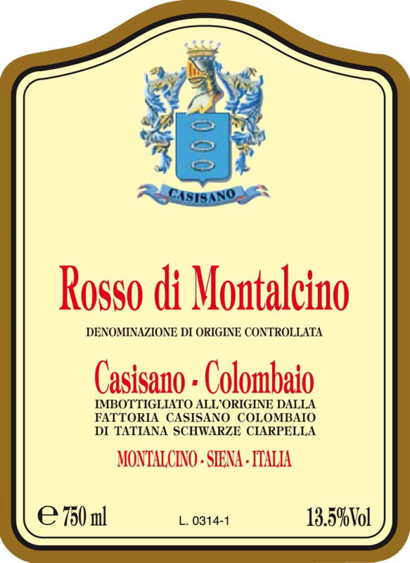 Casisano Rosso di Montalcino 2011 Front Label