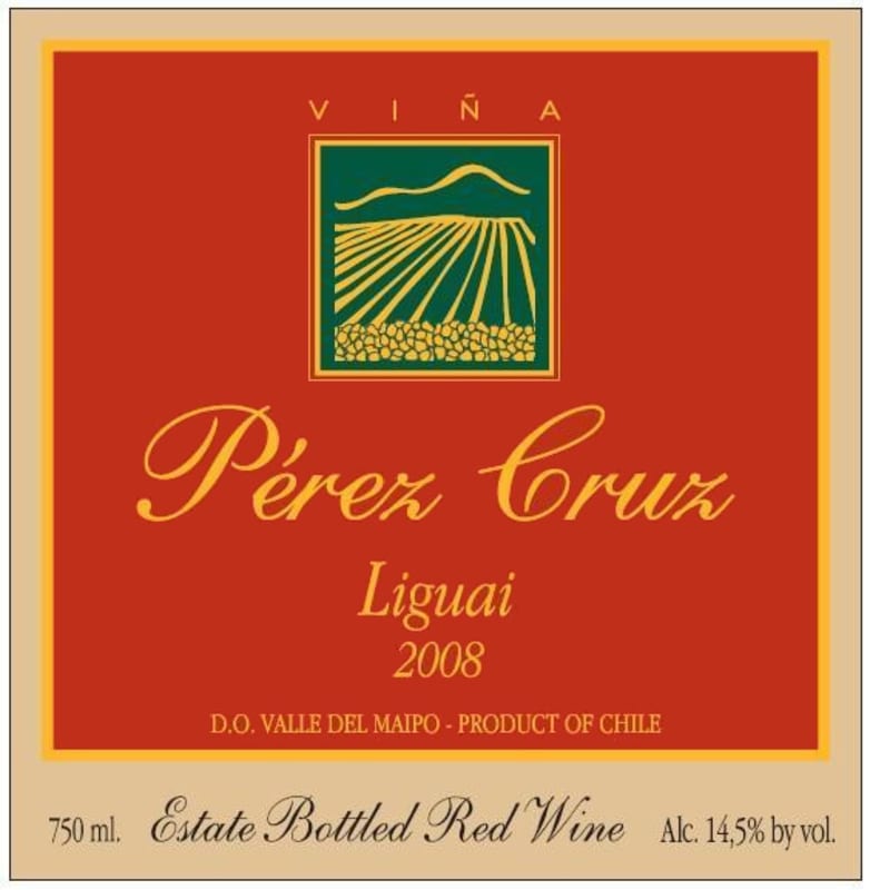 Perez Cruz Liguai 2008 Front Label