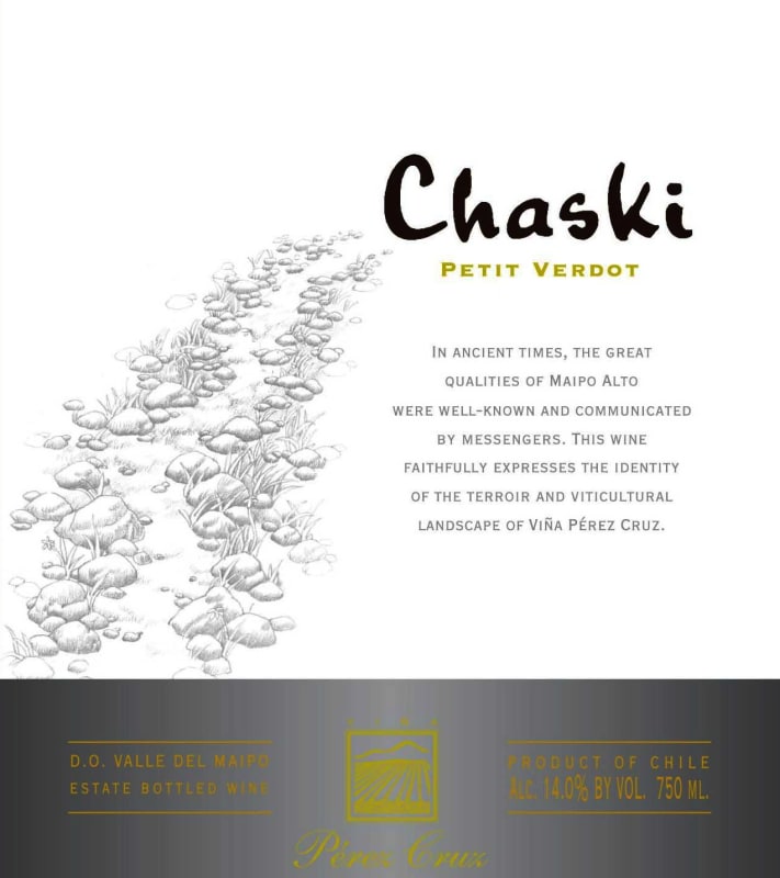 Perez Cruz Chaski Petit Verdot 2011 Front Label