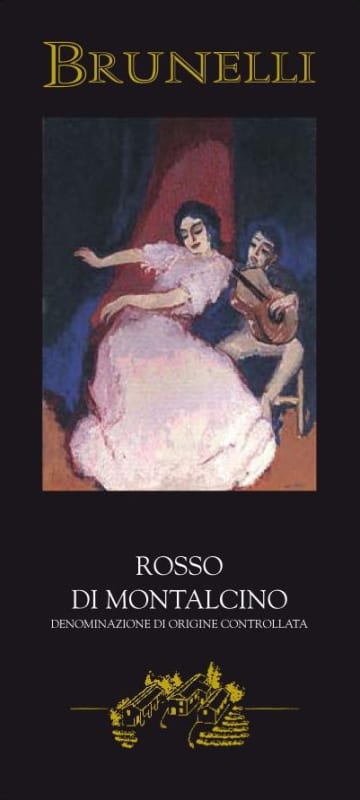 Gianni Brunelli Rosso di Montalcino 2012 Front Label