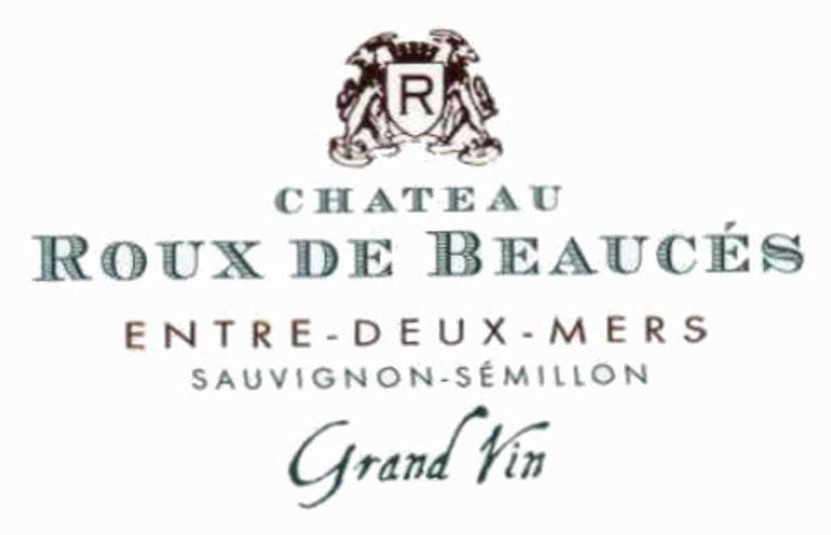 Roux Entre-deux-Mers Chateau Roux de Beauces Blanc 2012 Front Label