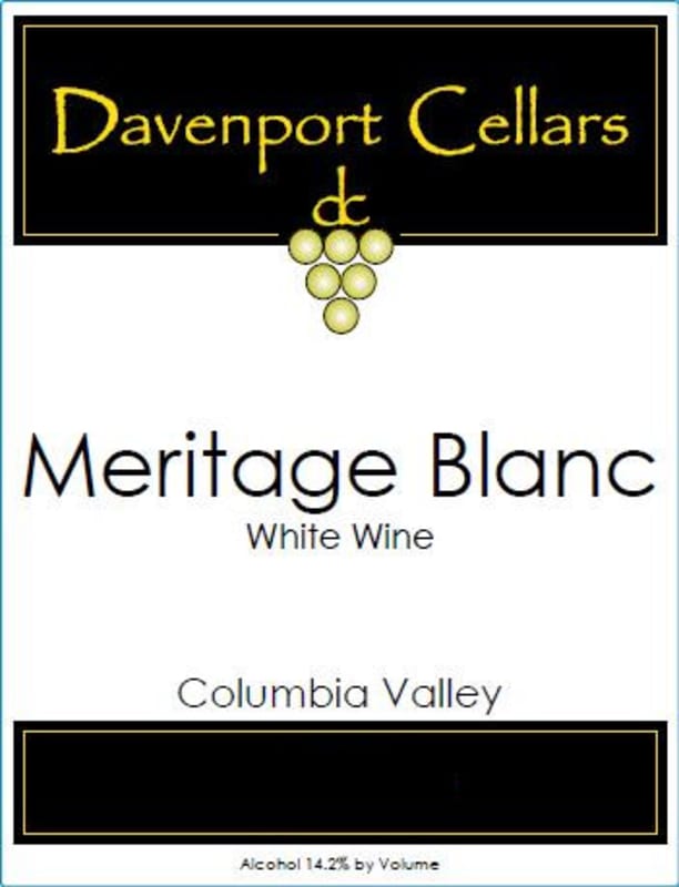 Davenport Cellars Meritage Blanc 2013 Front Label
