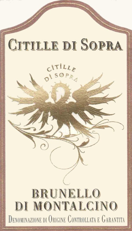Citille di Sopra Brunello di Montalcino 2007 Front Label