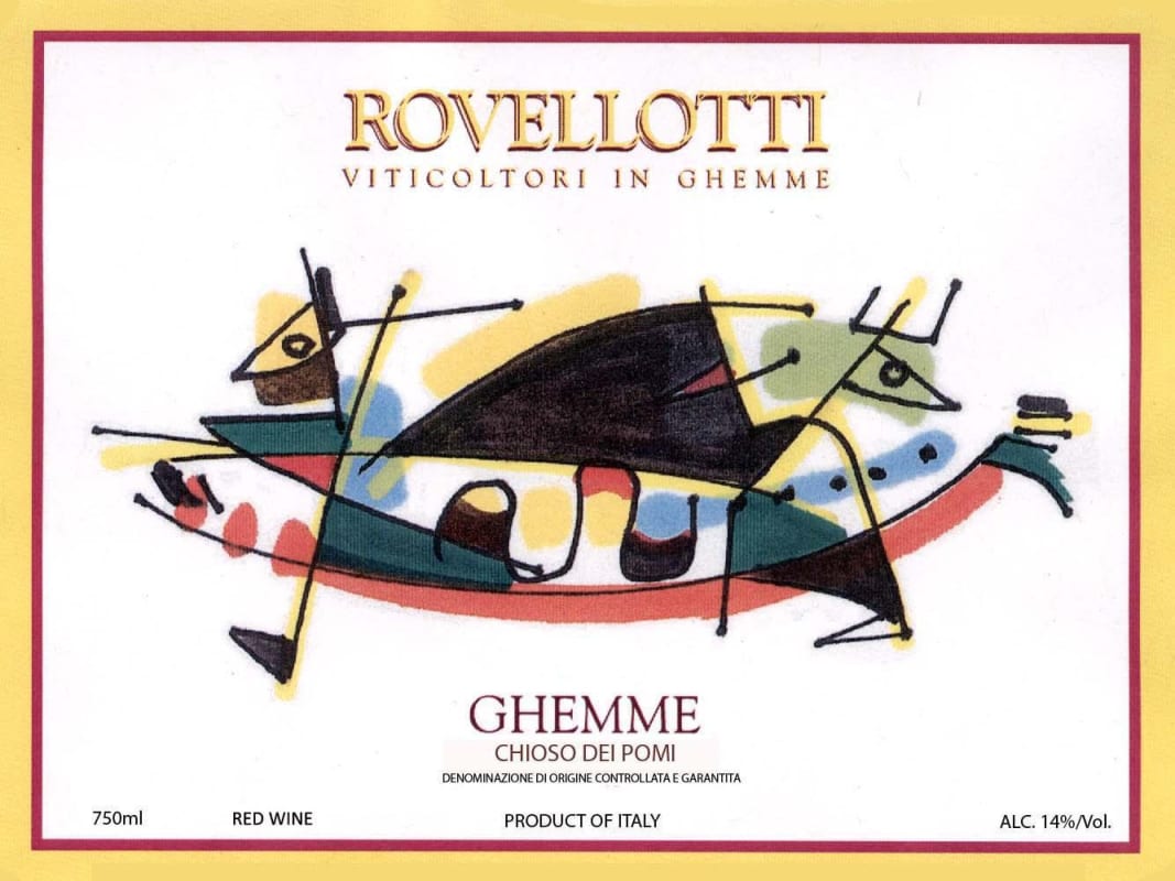 Rovellotti Ghemme Chioso dei Pomi 2007 Front Label