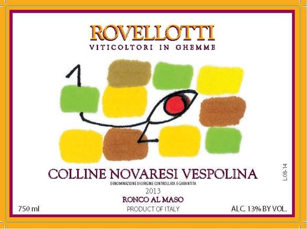 Chateau Bouscaut Colline Novaresi Vespolina Ronco al Maso 2013 Front Label