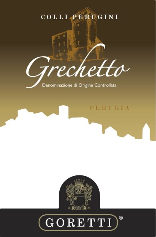 Goretti Grechetto 2013 Front Label
